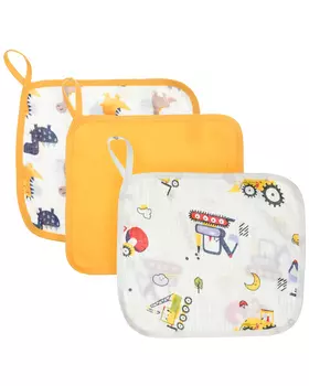 Слюнявчик, комплект 3 шт Jan&Sofie