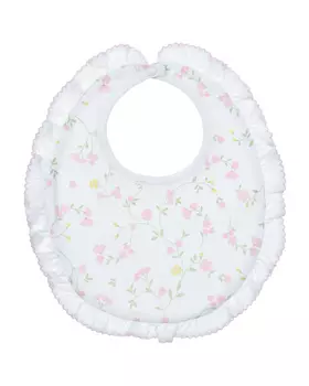 Слюнявчик с цветочным принтом Lyda Baby