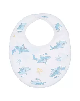 Слюнявчик с принтом "акулы" Lyda Baby