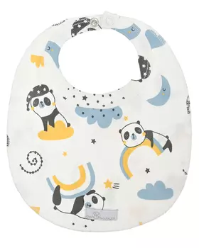 Слюнявчик с принтом "панды" Dan Maralex