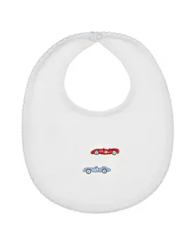 Слюнявчик с вышивкой "машины" Lyda Baby