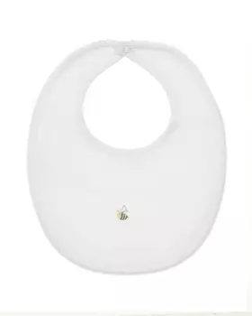 Слюнявчик с вышивкой "пчела" Lyda Baby