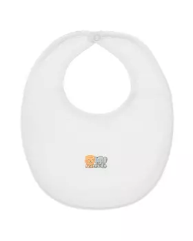 Слюнявчик с вышивкой "сафари" Lyda Baby