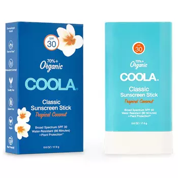 Солнцезащитный стик для лица и тела "Тропический кокос" SPF30, 17 гр COOLA