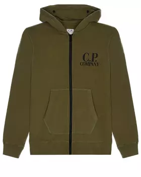 Спортивная куртка цвета хаки CP Company детская