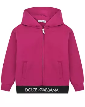 Спортивная куртка фиолетового цвета Dolce&amp;Gabbana детская