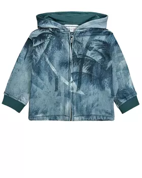 Спортивная куртка с принтом "пальмы" Emporio Armani