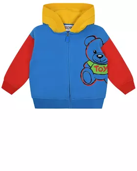 Спортивная куртка в стиле color block Moschino детская