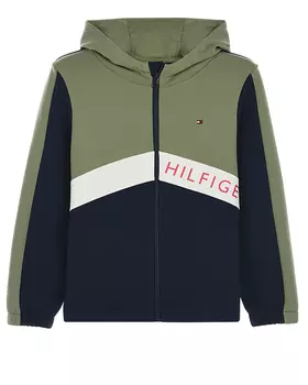 Спортивная куртка в стиле color block Tommy Hilfiger детская