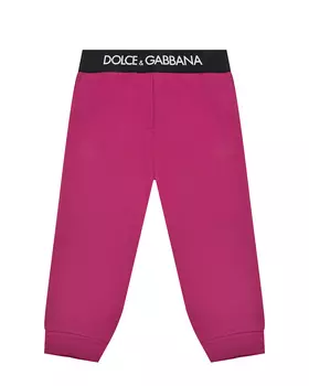Спортивные брюки фиолетового цвета Dolce&amp;Gabbana детские