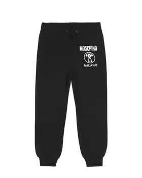 Спортивные брюки с контрастным логотипом Moschino детские