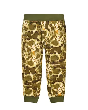 Спортивные брюки с пятнистым принтом Roberto Cavalli