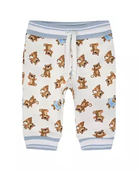 Спортивные брюки с принтом "леопарды" Dolce&Gabbana