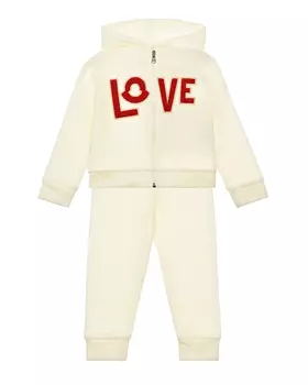 Спортивный костюм с надписью "Love" Moncler детский