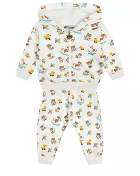 Спортивный костюм с принтом "toy" Moschino