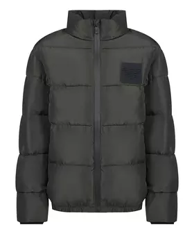 Стеганая куртка цвета хаки Emporio Armani детская