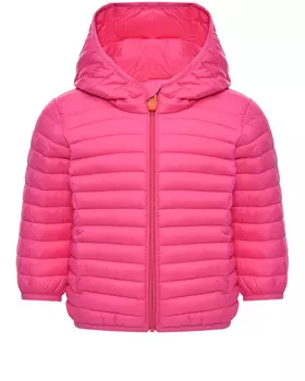 Стеганая куртка из нейлона, розовая Save the Duck