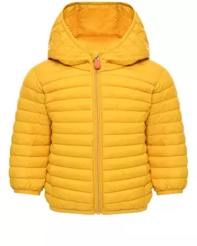Стеганая куртка из нейлона, желтая Save the Duck