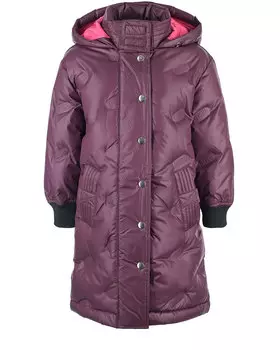 Стеганое пальто с капюшоном Diesel детское