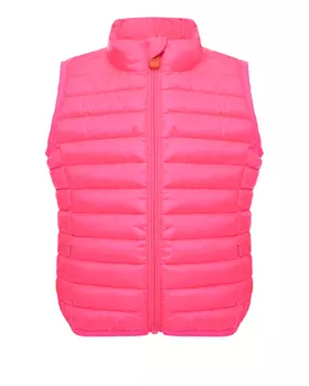 Стеганый жилет розового цвета Save the Duck