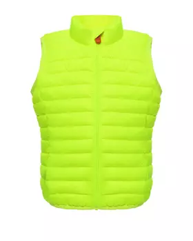 Стеганый жилет желтого цвета Save the Duck