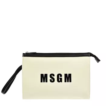 Сумка-косметичка с черным кантом MSGM