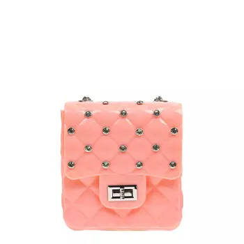 Сумка на цепочке, розовая Monnalisa