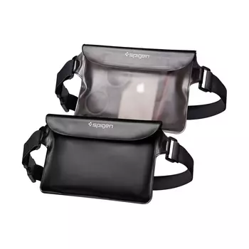 Сумка поясная водонепроницаемая A620 UNIVERSAL WATERPROOF WAIST BAG 2шт BLACK Spigen