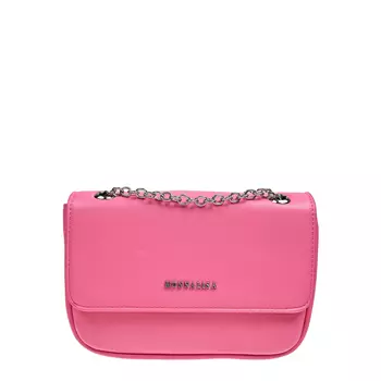 Сумка с лого, розовая Monnalisa
