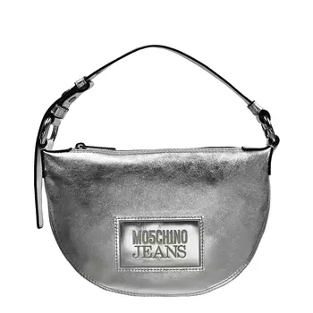 Сумка с лого, серебристая Mo5ch1no Jeans