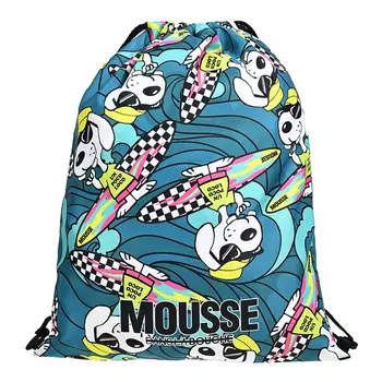 Сумка с принтом "Snoopy", синяя Mousse kids