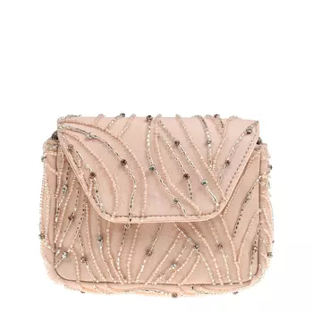 Сумка с вышивкой бисером и кристаллами Eirene