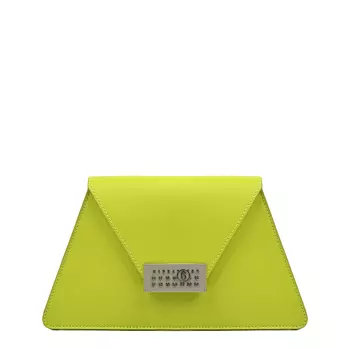 Сумка трапеция на плечо, салатовая MM6 Maison Margiela