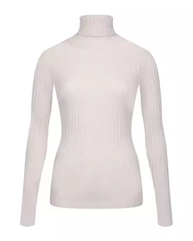 Светло-серая водолазка из кашемира Allude