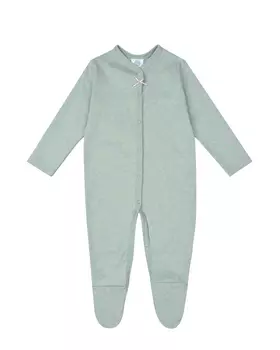 Светло-зеленый комбинезон с цветочным принтом Sanetta детское