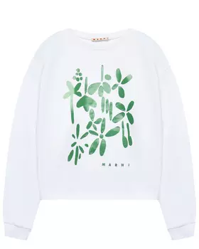 Свитшот с цветочным принтом MARNI