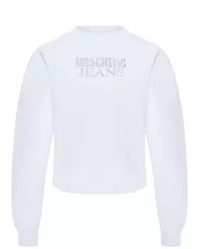 Свитшот с лого на груди Mo5ch1no Jeans