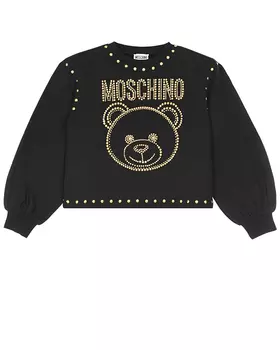 Свитшот с металлической отделкой Moschino детский