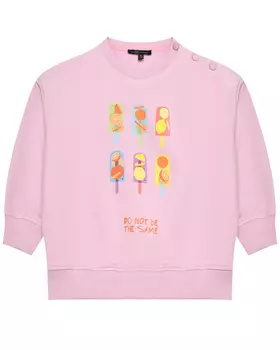 Свитшот с принтом "мороженое", розовый Dan Maralex