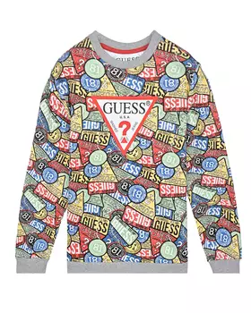 Свитшот со сплошным лого Guess детский