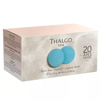 Таблетки Шипучие для Ванны Лагуна ILES PACIFIQUE, 6 х 25 гр Thalgo