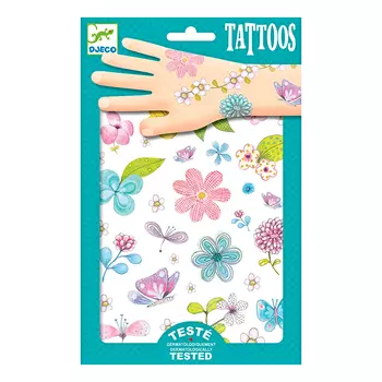 Татуировки "Цветы" DJECO детские