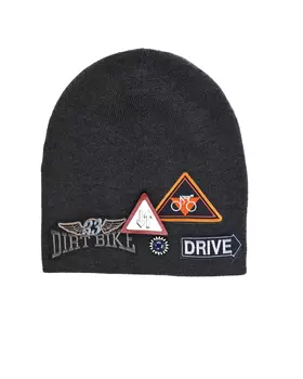 Темно-серая шапка с нашивкой "Dirt Bike" Regina детское