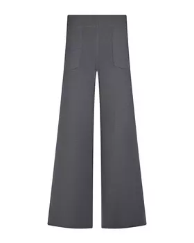 Темно-серые трикотажные брюки с накладными карманами Panicale