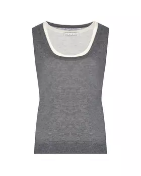 Темно-серый топ из кашемира Genious