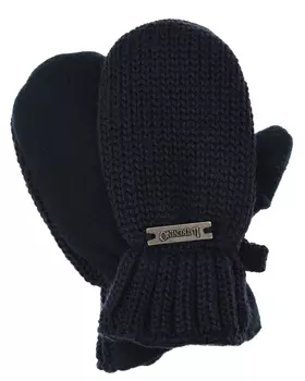 Темно-синие флисовые варежки Il Trenino детское