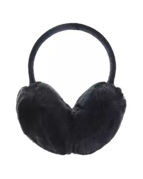 Темно-синие наушники из меха Yves Salomon детское