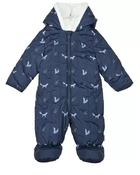 Темно-синий комбинезон с принтом "лисы" Sanetta fiftyseven детское