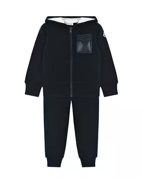 Темно-синий спортивный костюм Moncler детское