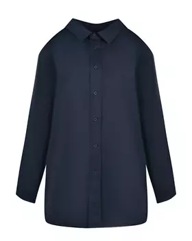 Темно-синяя рубашка с длинными рукавами Genious